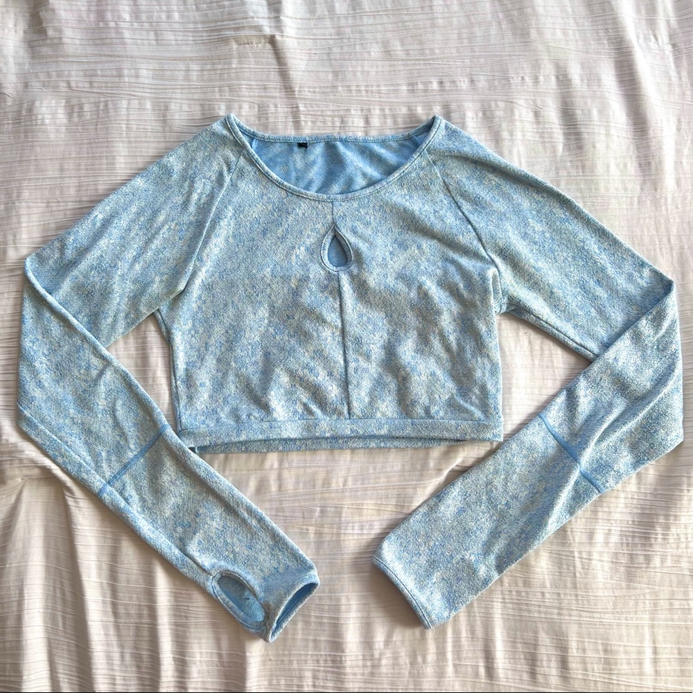 Gymshark Fleur Texture Long Sleeve